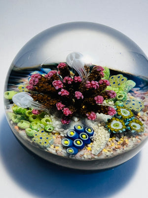 Cathy Richardson underwater jellyfish paperweight
