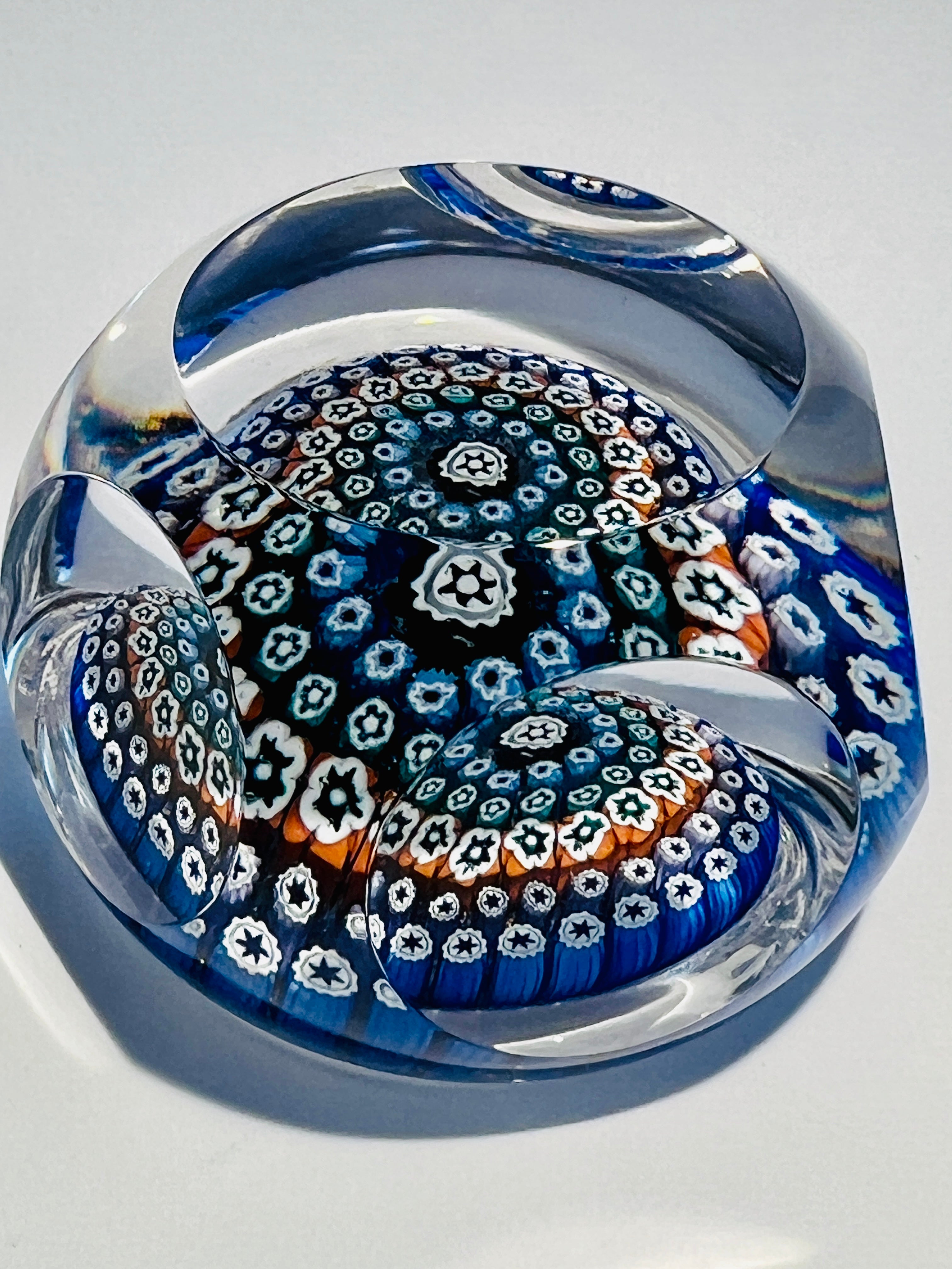 Whitefriars 1972 concentric paperweight