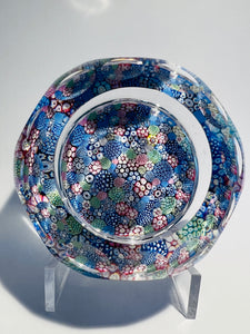 Whitefriars 1979 closepack Millefiori Paperweight