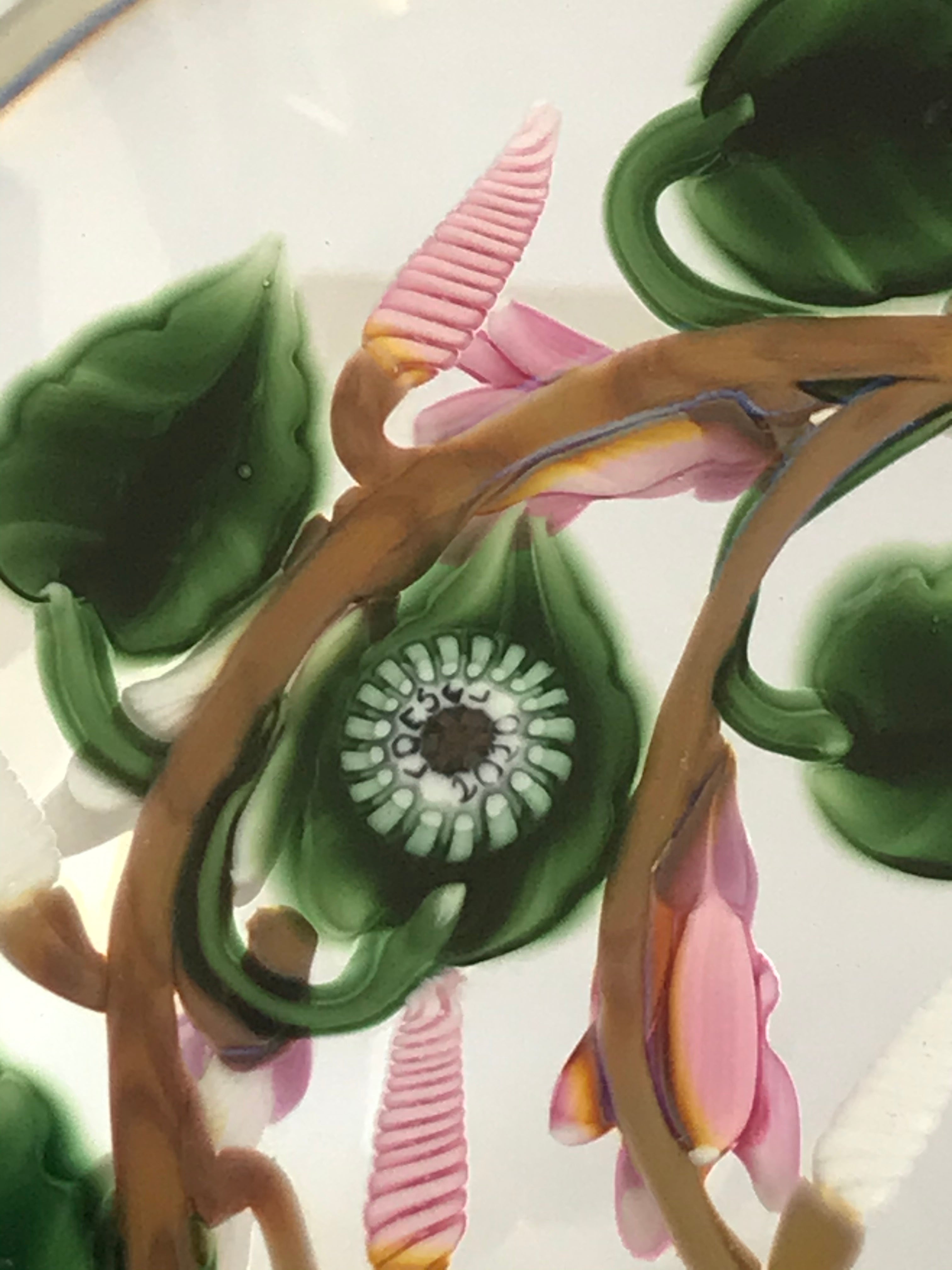 Richard Loesel Cyclamens Paperweight