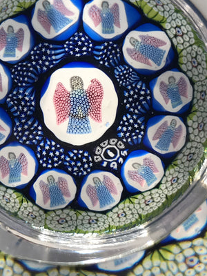 Whitefriars Christmas Series First in series 1975 Host of Angels Paperweight