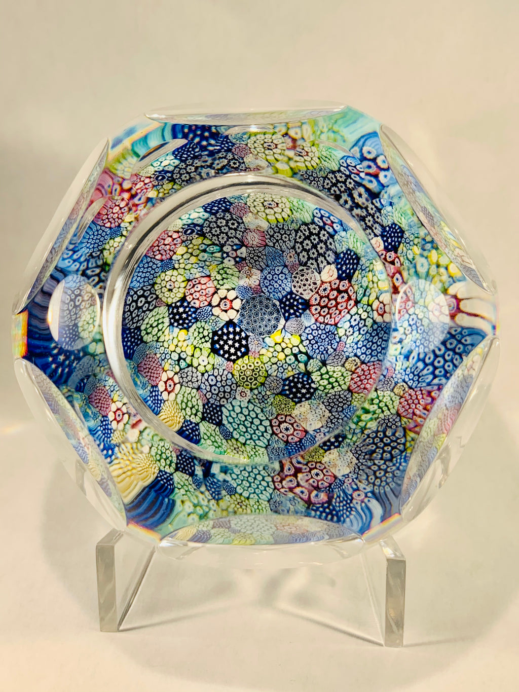 Whitefriars Multicolor Closepack paperweight