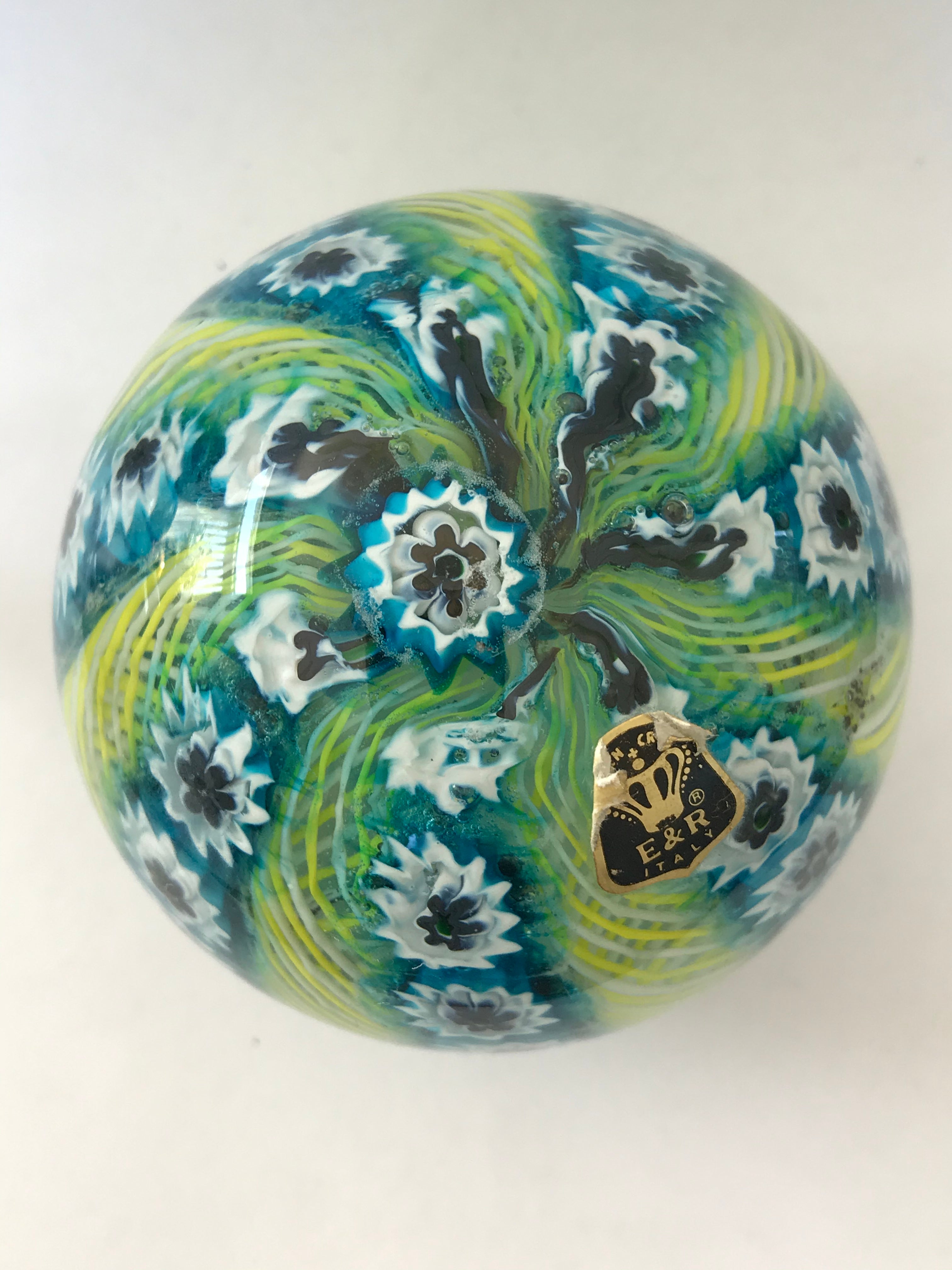 Murano E&R Crown Paperweight
