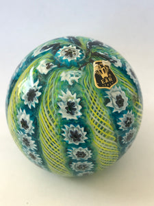 Murano E&R Crown Paperweight