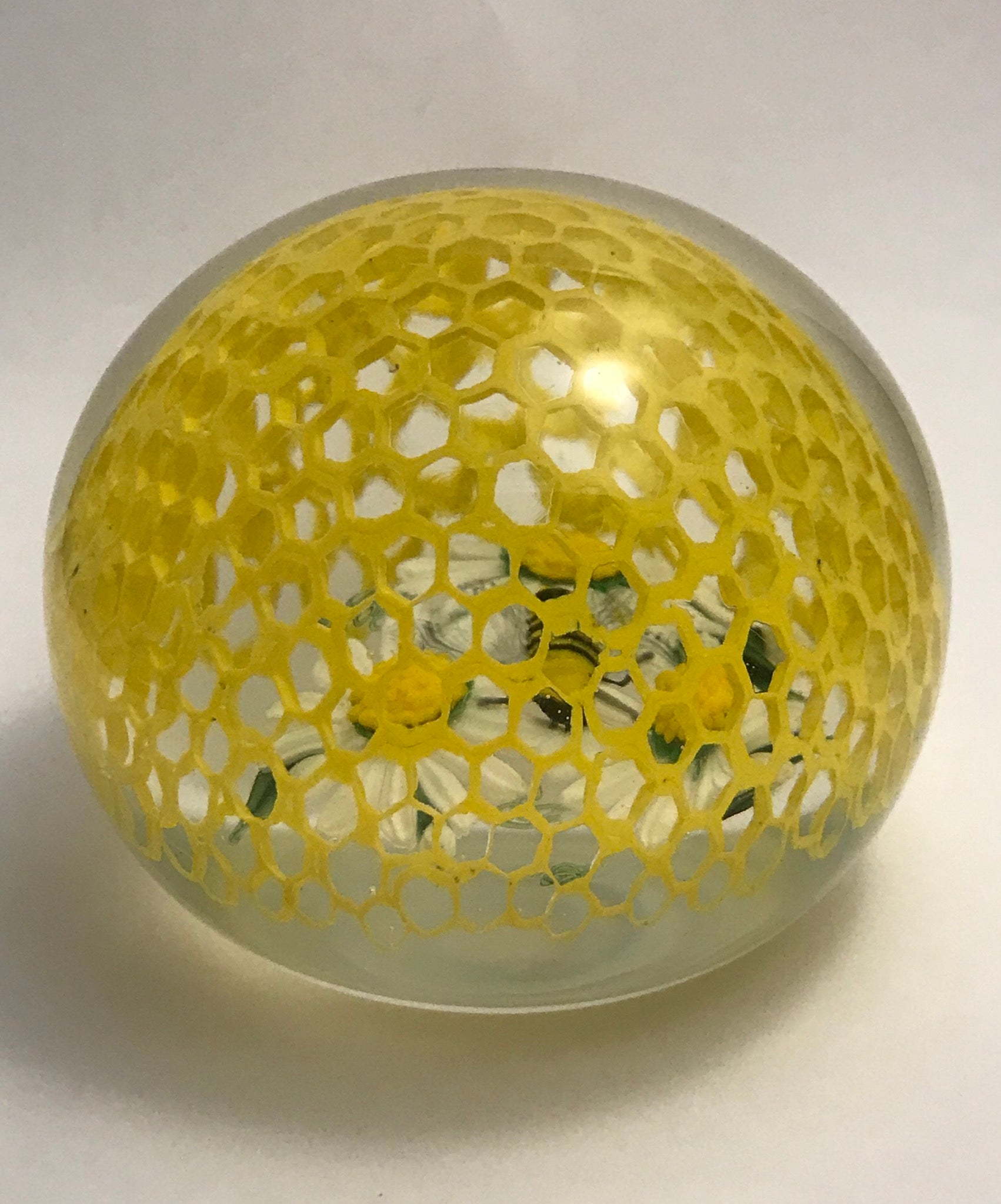 Richard Loesel unique Beehive paperweight