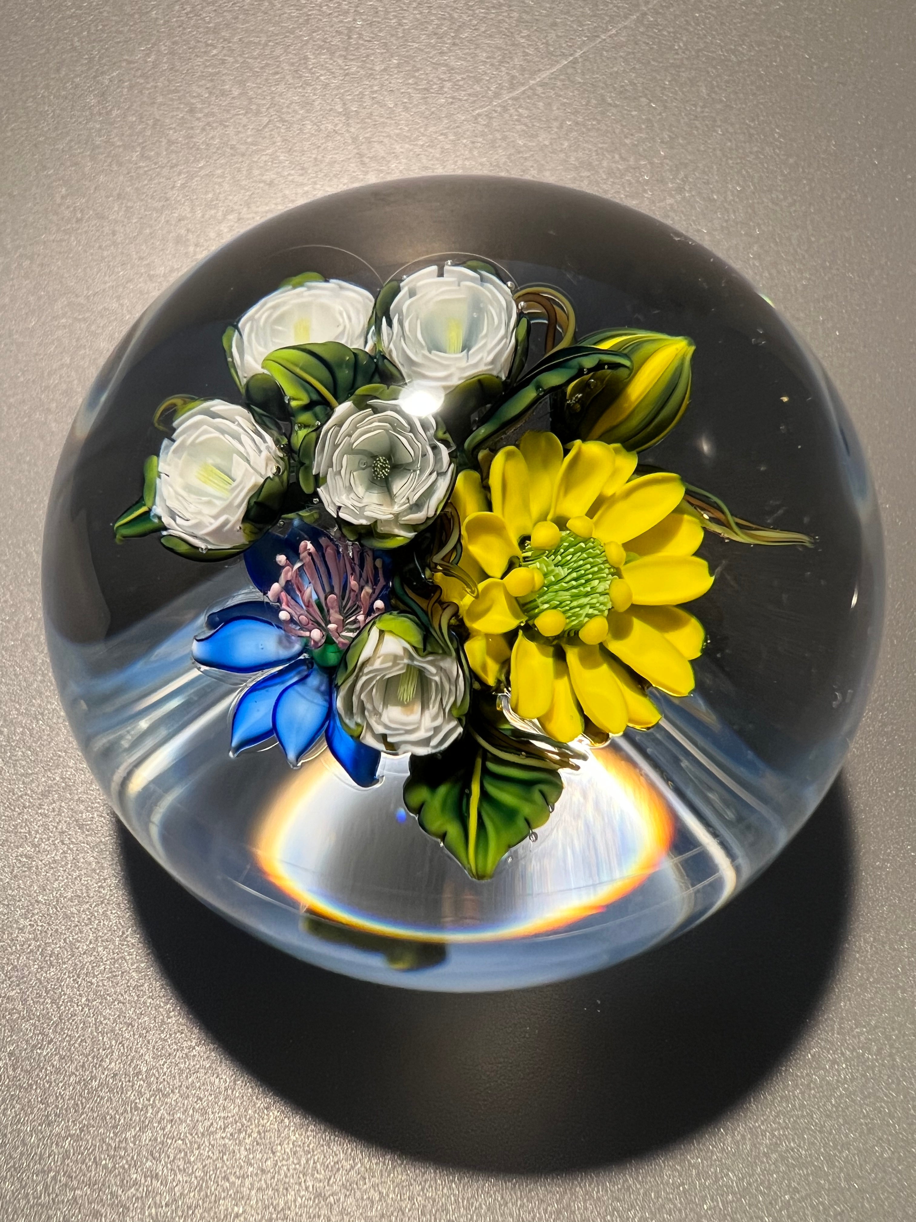 Ken Rosenfeld bouquet Paperweight