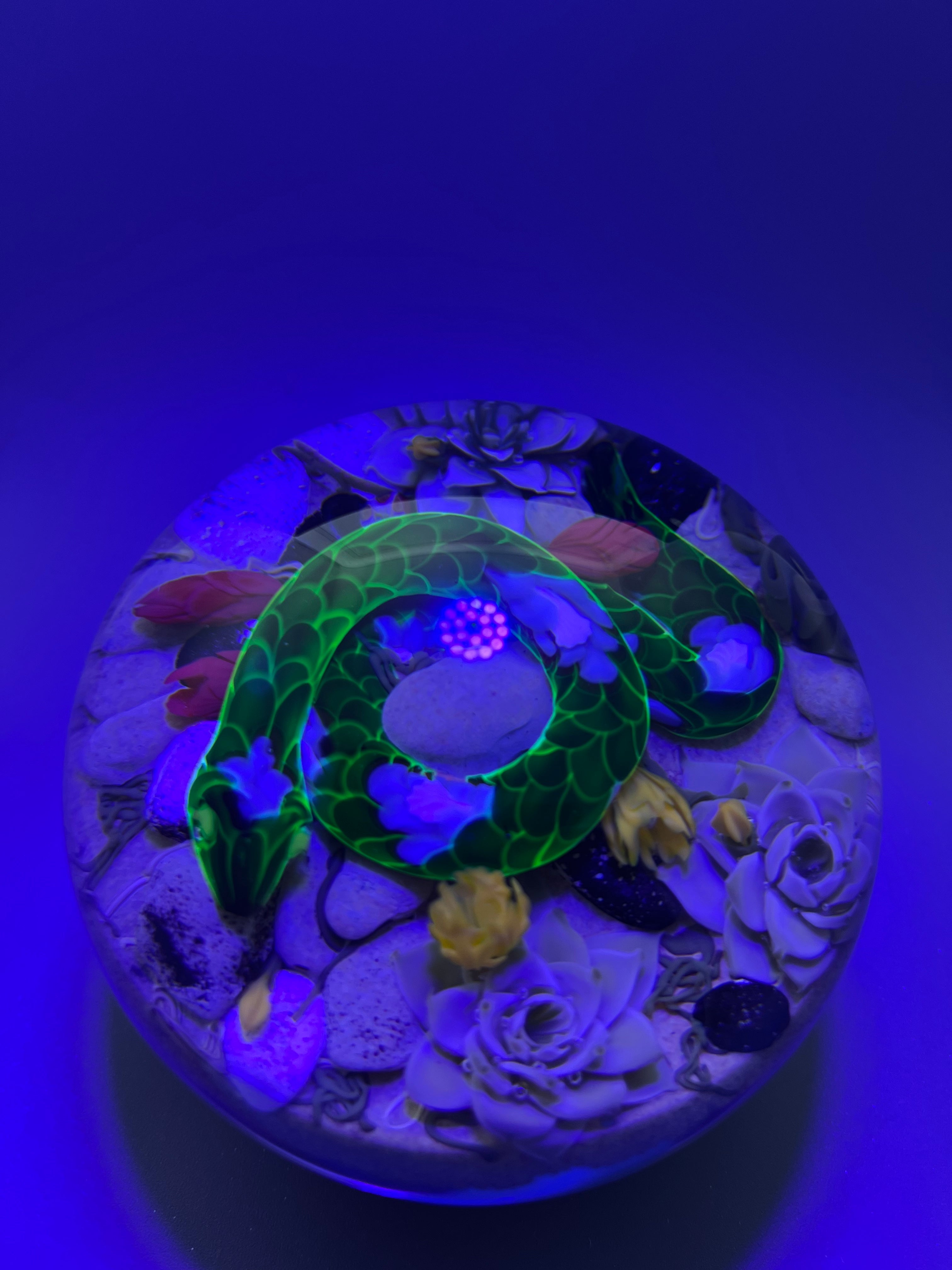 Mikael Hingant snake paperweight