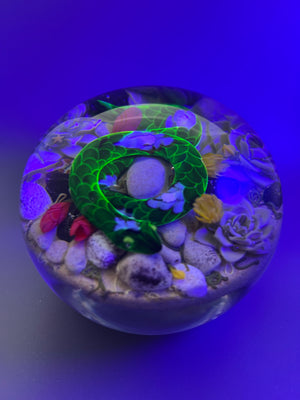 Mikael Hingant snake paperweight