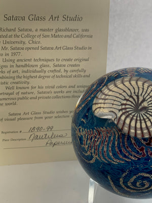 Richard Satava Nautilus Paperweight